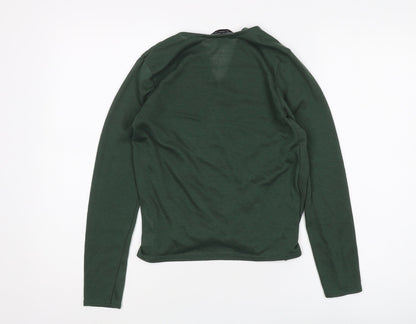 Womens UK Size 10 Dorothy Perkins Green Pullover Jumper