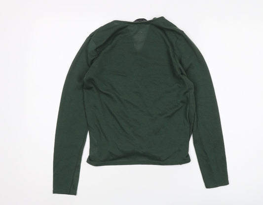 Womens UK Size 10 Dorothy Perkins Green Pullover Jumper