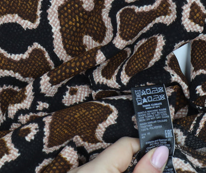 Marks and Spencer Women's Animal Print Shift Dress - Size 12