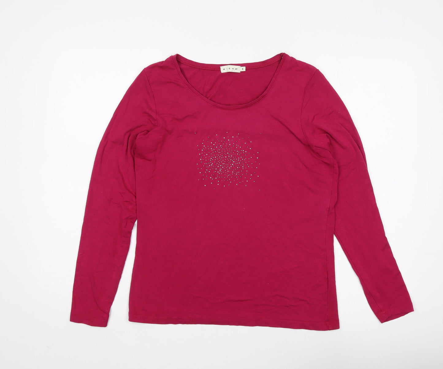 Womens UK Size M MICHA Red Basic T-Shirt