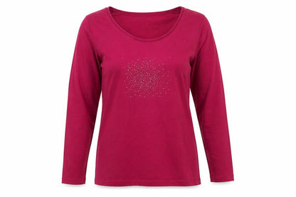Womens UK Size M MICHA Red Basic T-Shirt