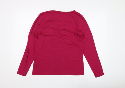 Womens UK Size M MICHA Red Basic T-Shirt