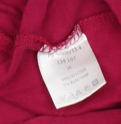 Womens UK Size M MICHA Red Basic T-Shirt