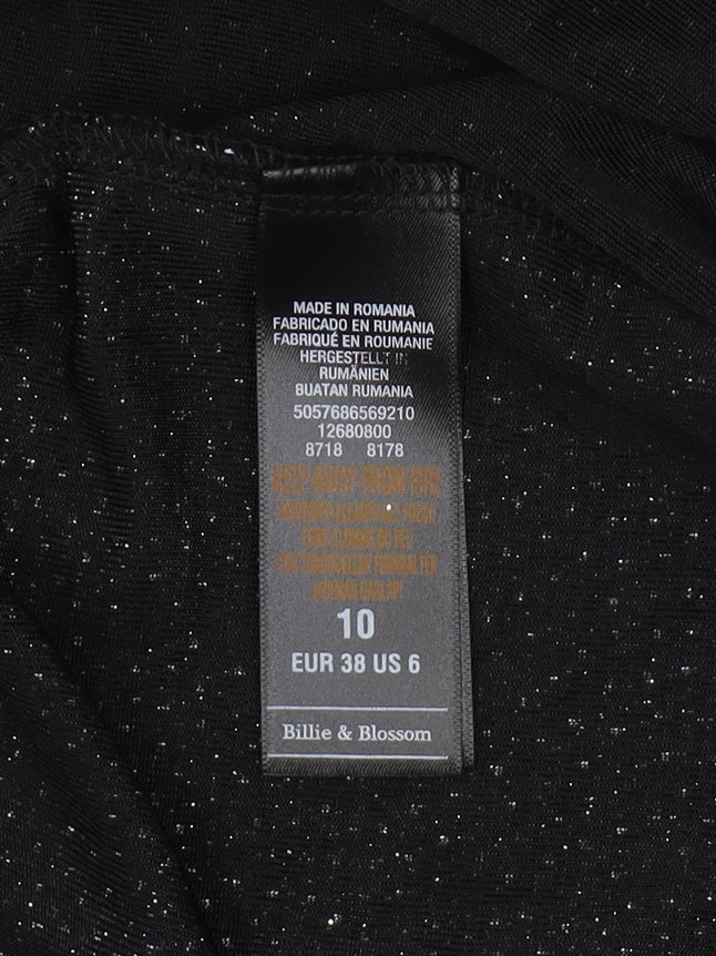 Womens UK Size 10 Billie & Blossom Black  Blouse