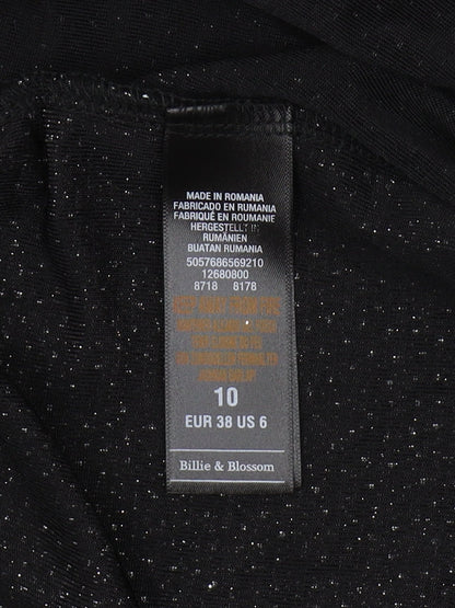 Womens UK Size 10 Billie & Blossom Black  Blouse