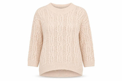 Womens UK Size XS H&M Beige Pullover Jumper