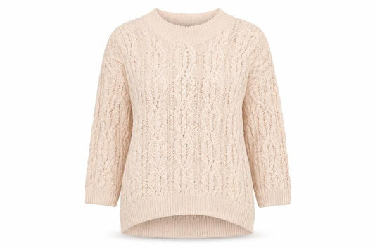 Womens UK Size XS H&M Beige Pullover Jumper