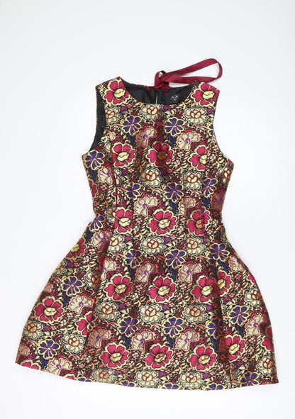 AX Paris Women's Floral Fit & Flare Dress Size 8