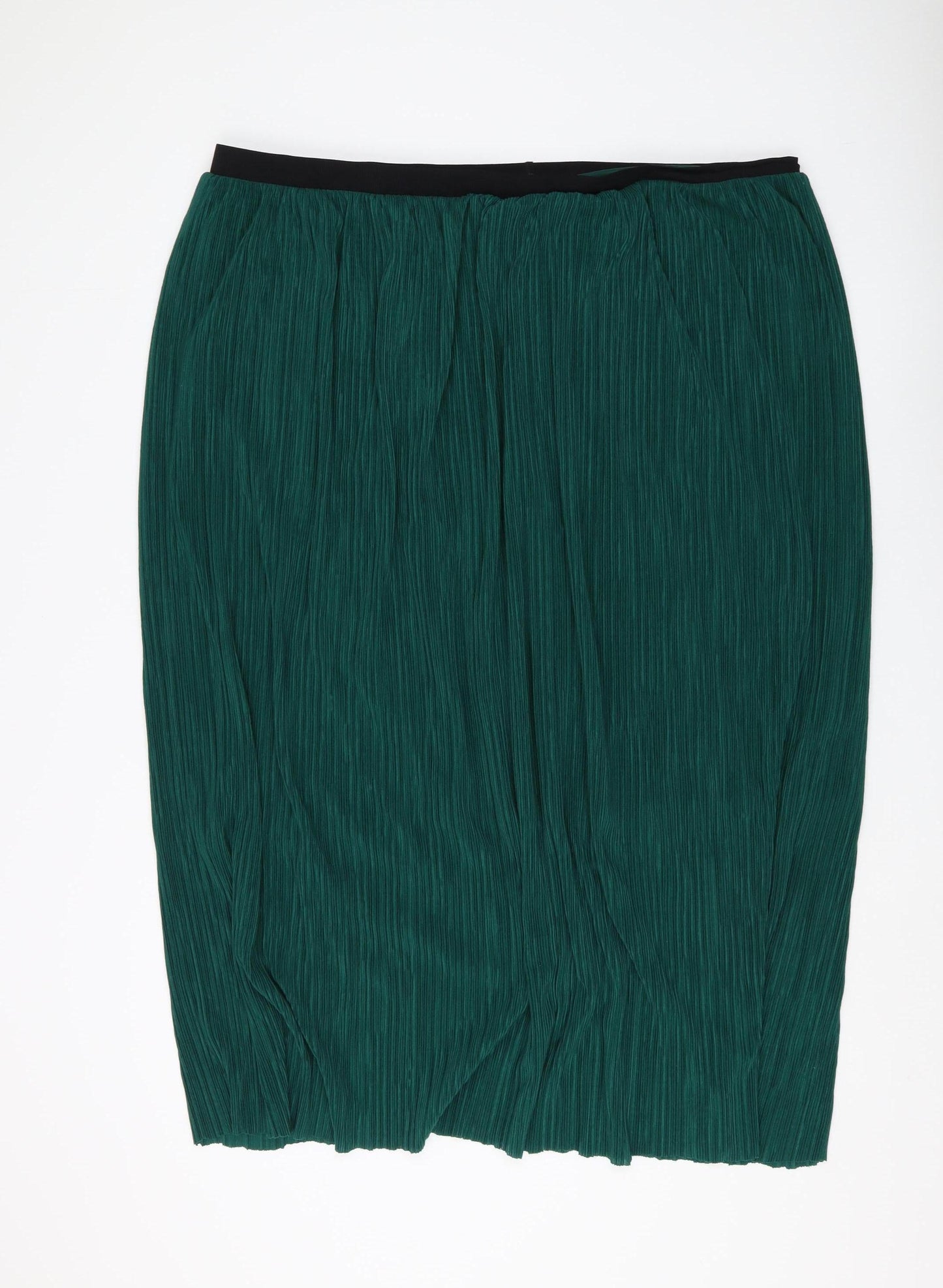 Marks and Spencer Women's Green Plus Size Long Skirt