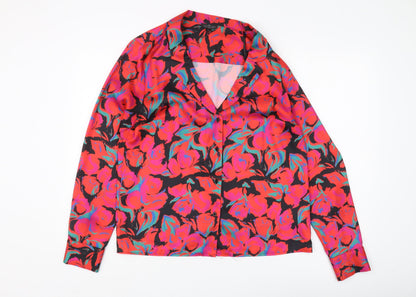 Womens UK Size 12 Topshop Multicoloured Kimono Blouse