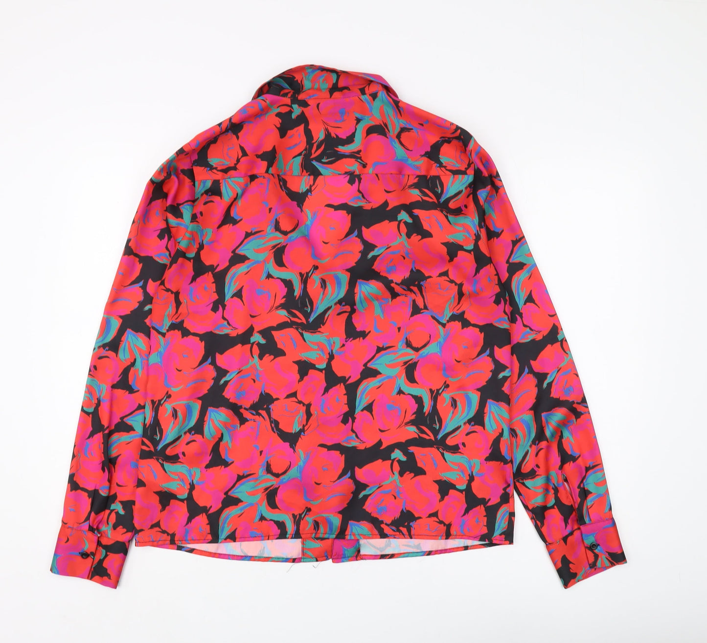Womens UK Size 12 Topshop Multicoloured Kimono Blouse