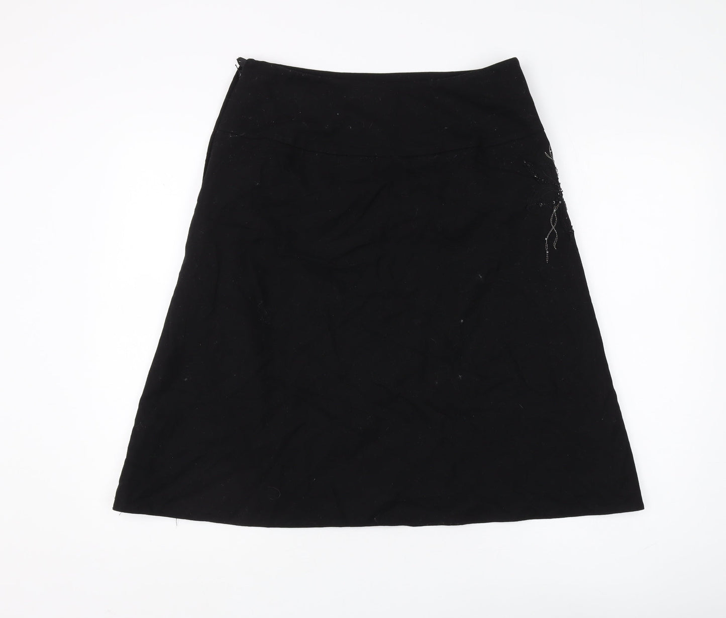 Next Women's Black A-Line Skirt Size 12