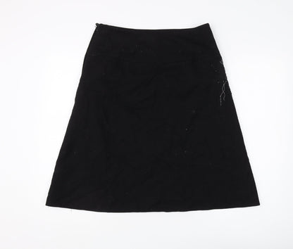 Next Women's Black A-Line Skirt Size 12