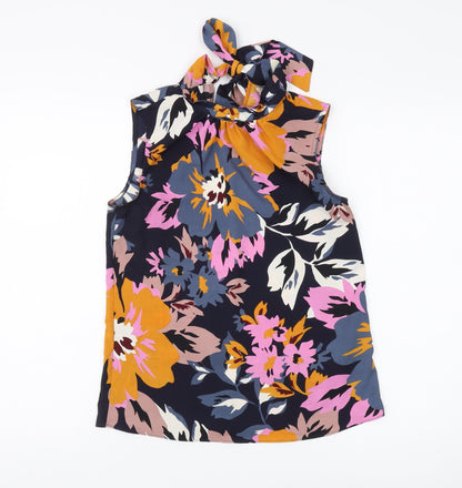 Womens UK Size XS H&M Multicoloured Camisole Blouse