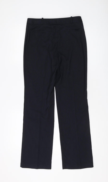Womens UK Size 8 Marks and Spencer Regular Fit Dress Pants Black Trousers