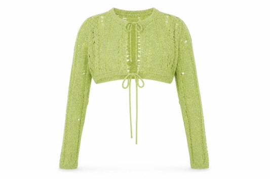 Womens UK Size 10 ASOS Green Cardigan Jumper
