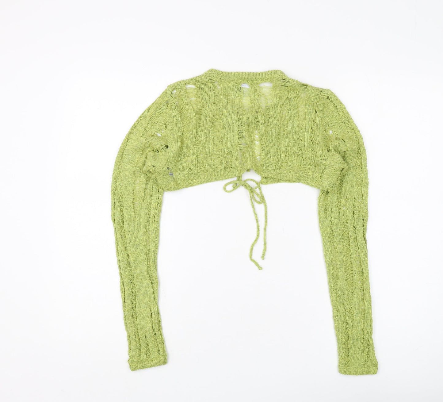 Womens UK Size 10 ASOS Green Cardigan Jumper