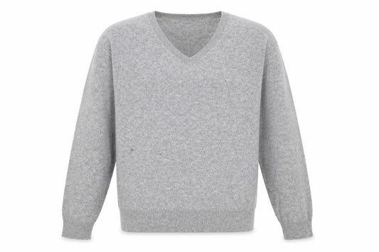 Farhi Men's Grey V-Neck Pullover Jumper M