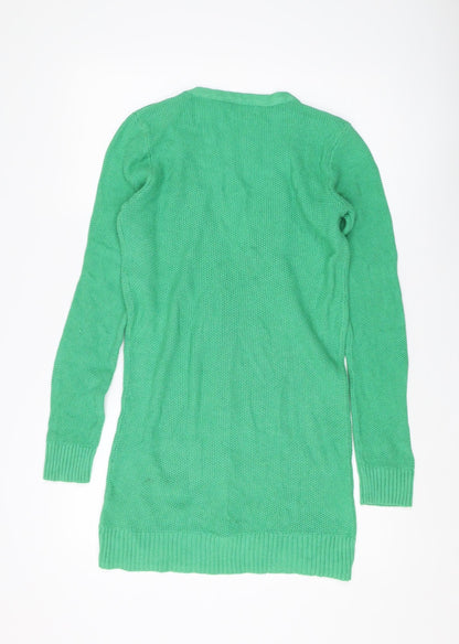 Womens UK Size S Gap Green Cardigan Jumper