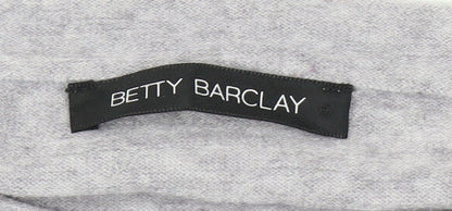 Womens UK Size 14 Betty Barclay Grey Pullover Jumper