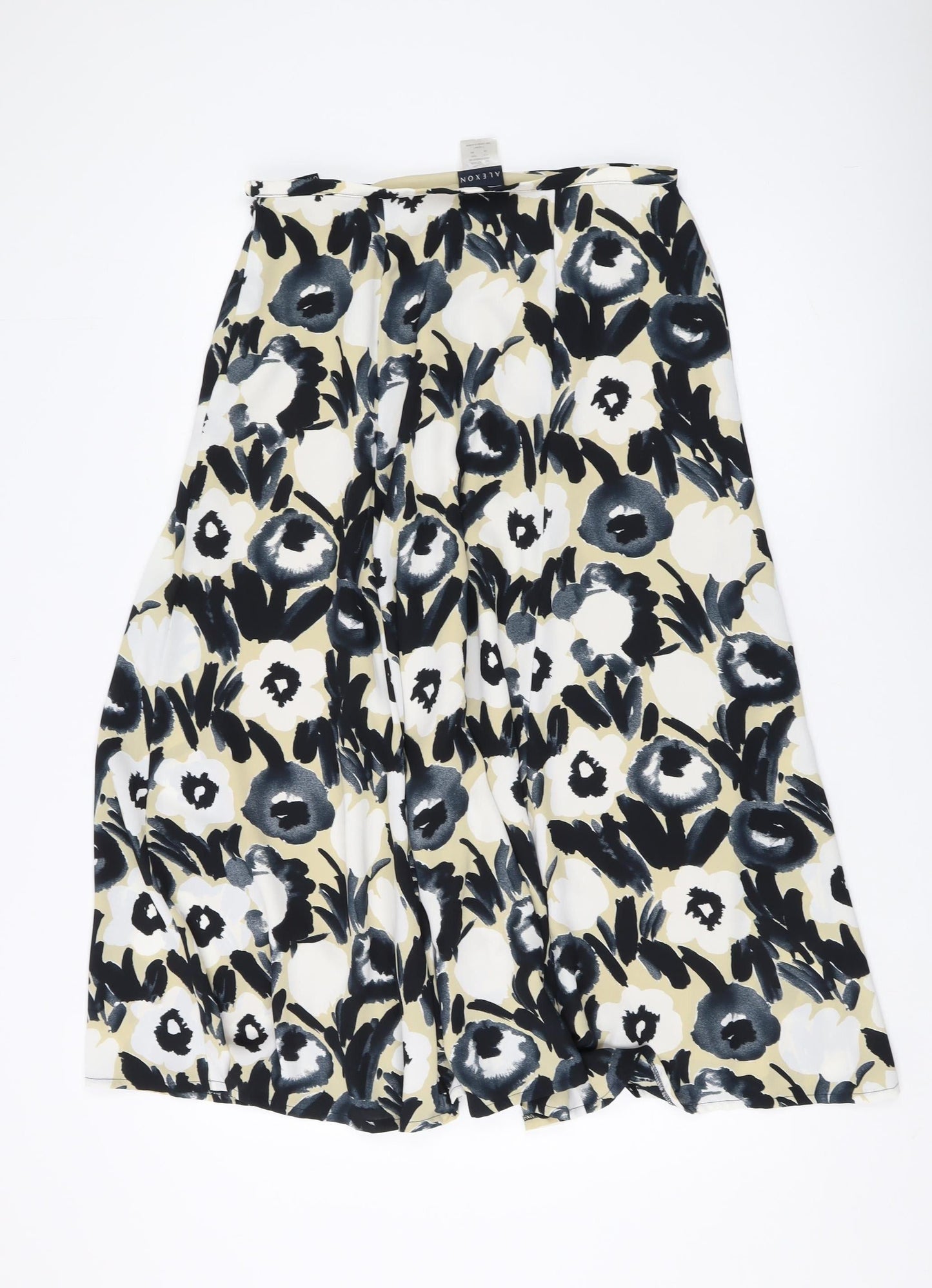 Alexon Women's Multicoloured Floral A-Line Skirt Size 14