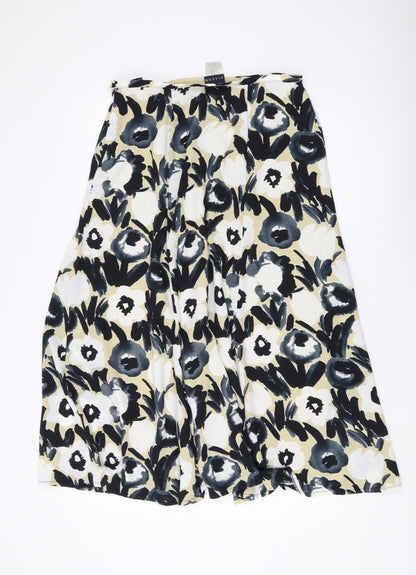 Alexon Women's Multicoloured Floral A-Line Skirt Size 14