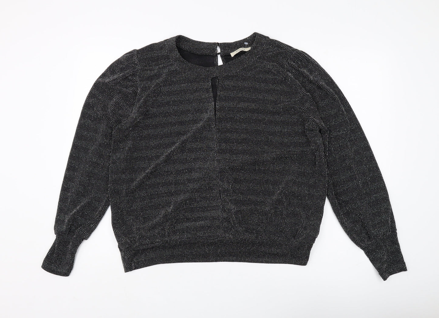 Womens UK Size L Oasis Black Pullover Jumper