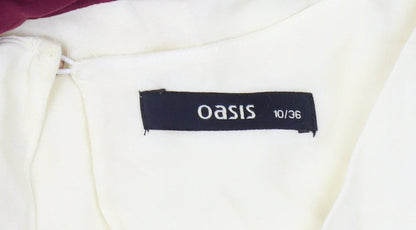 Oasis Women's Multicoloured A-Line Dress 10