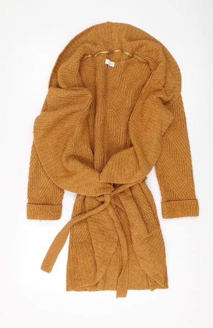 Womens UK Size S Monsoon Brown Wrap Jumper