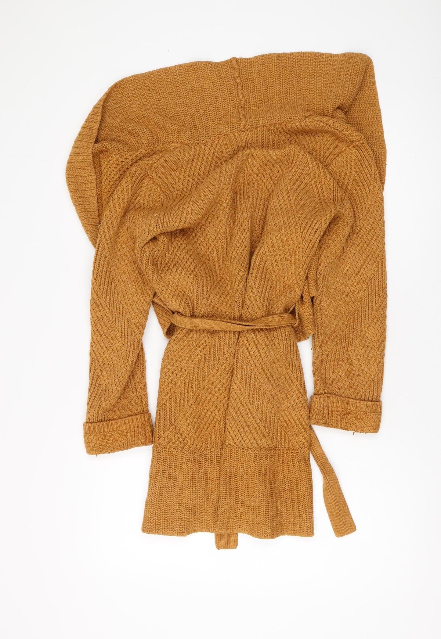 Womens UK Size S Monsoon Brown Wrap Jumper