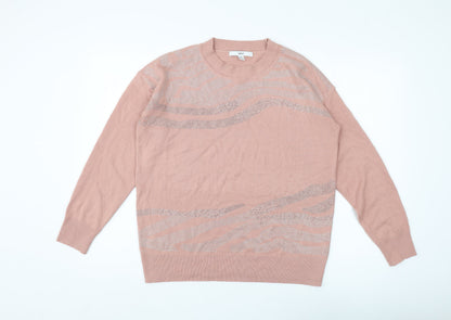 Womens UK Size M NEXT Pink Pullover Jumper