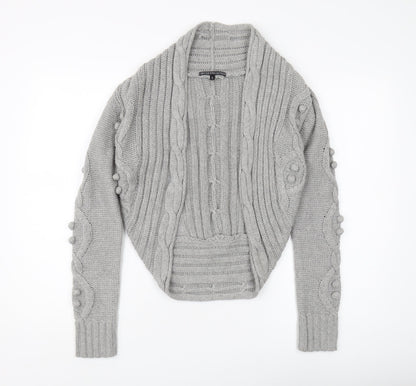 Womens UK Size 6 Marks and Spencer Grey Cardigan Jumper