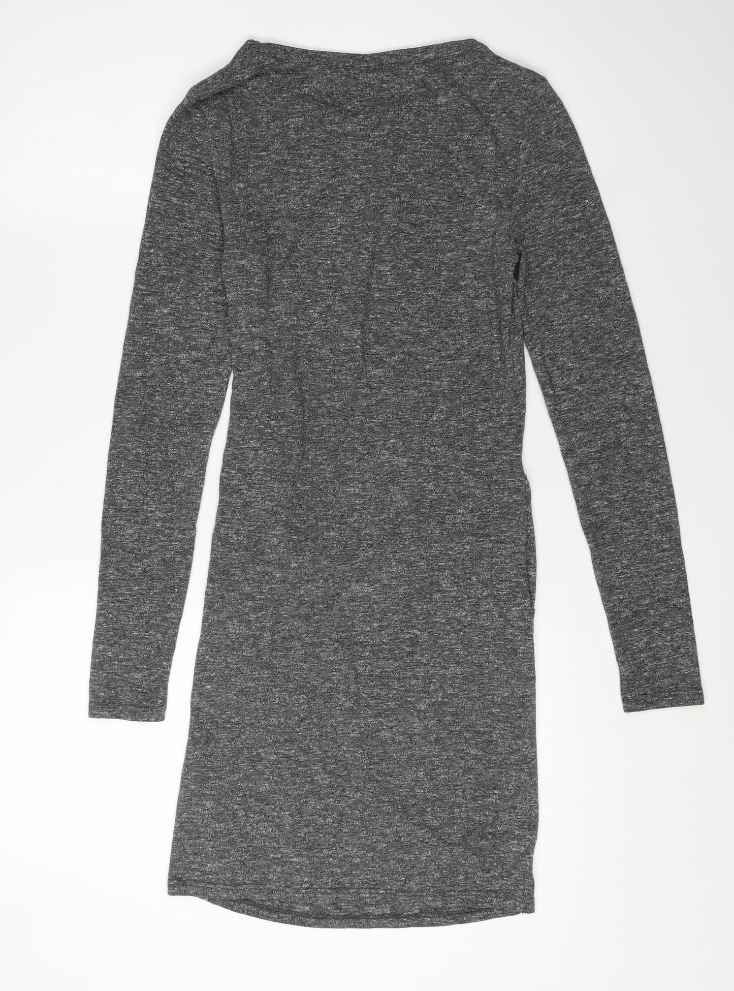 Topshop Women's Grey Bodycon Dress, Size 8