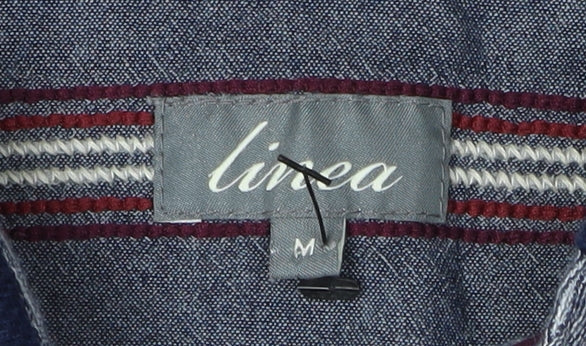 Linea Men's Multicoloured Striped Polo Shirt M