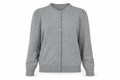 Womens UK Size 10 Debenhams Grey Cardigan Jumper