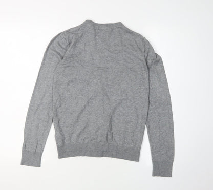 Womens UK Size 10 Debenhams Grey Cardigan Jumper