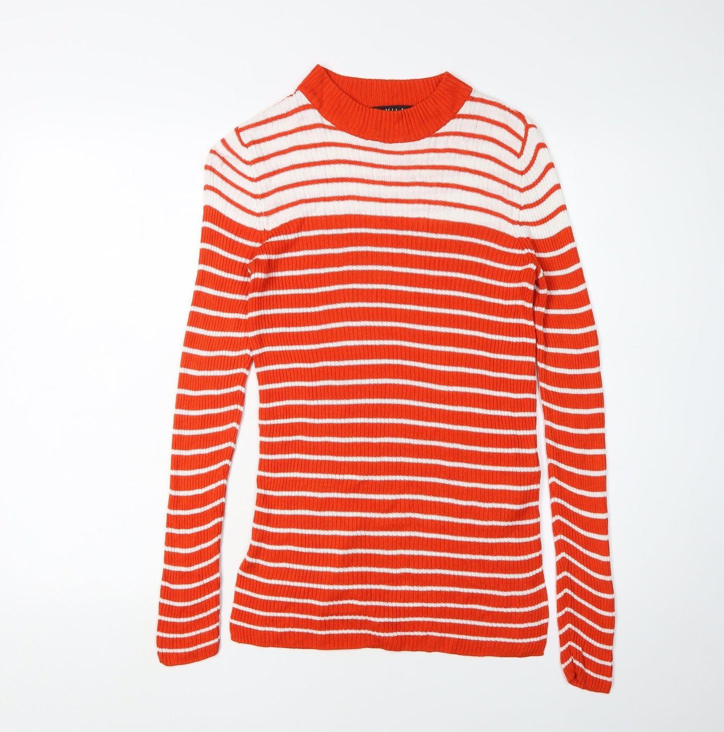 Womens UK Size S VILA Red Pullover Jumper