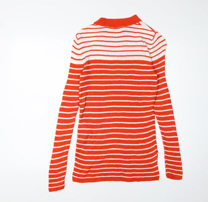 Womens UK Size S VILA Red Pullover Jumper