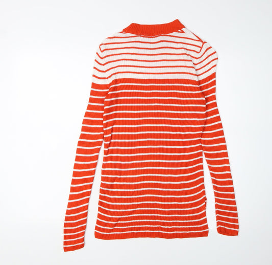 Womens UK Size S VILA Red Pullover Jumper