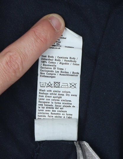 Burton Menswear Men's Blue M Cotton Polo, Casual