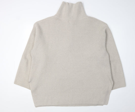 Womens UK Size XL H&M Beige Pullover Jumper