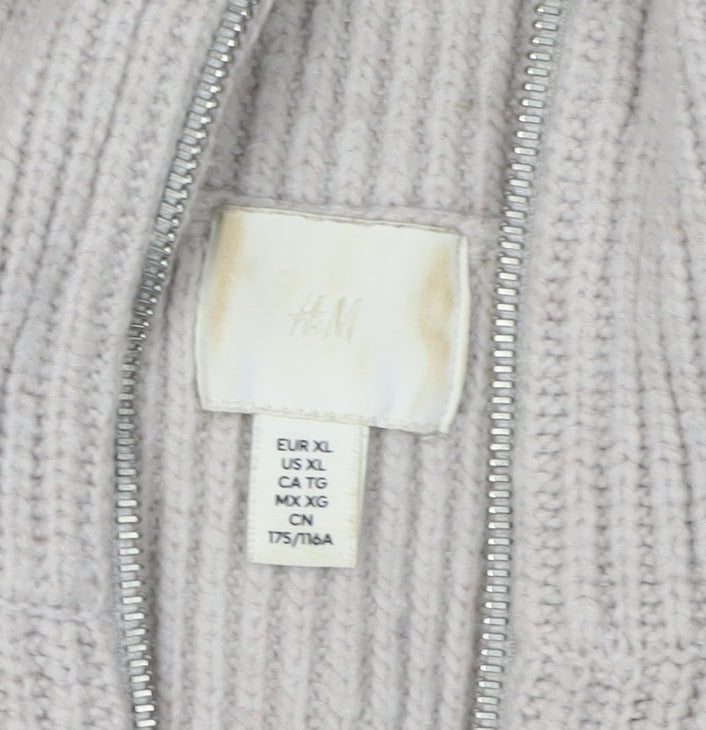 Womens UK Size XL H&M Beige Pullover Jumper