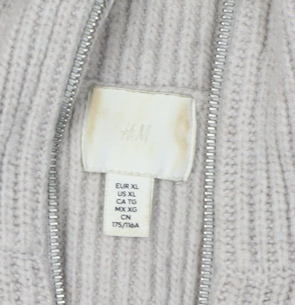 Womens UK Size XL H&M Beige Pullover Jumper