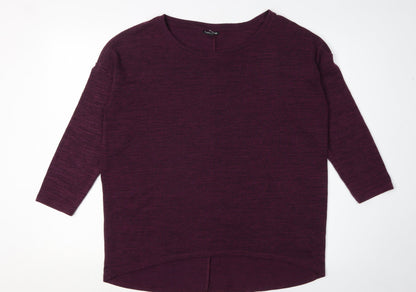 Womens UK Size 14 Warehouse Purple Pullover Jumper