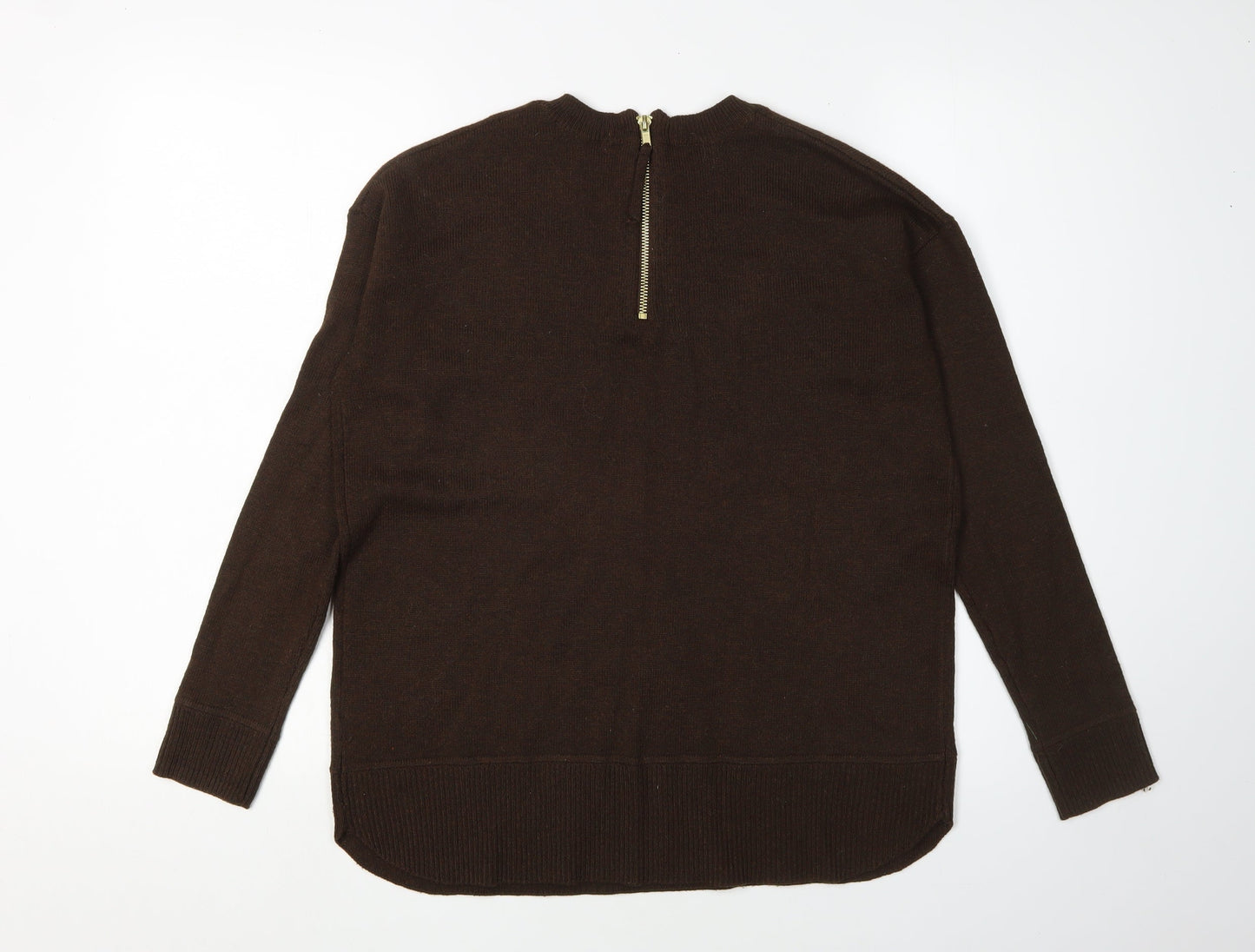 Womens UK Size XS H&M Brown Pullover Jumper
