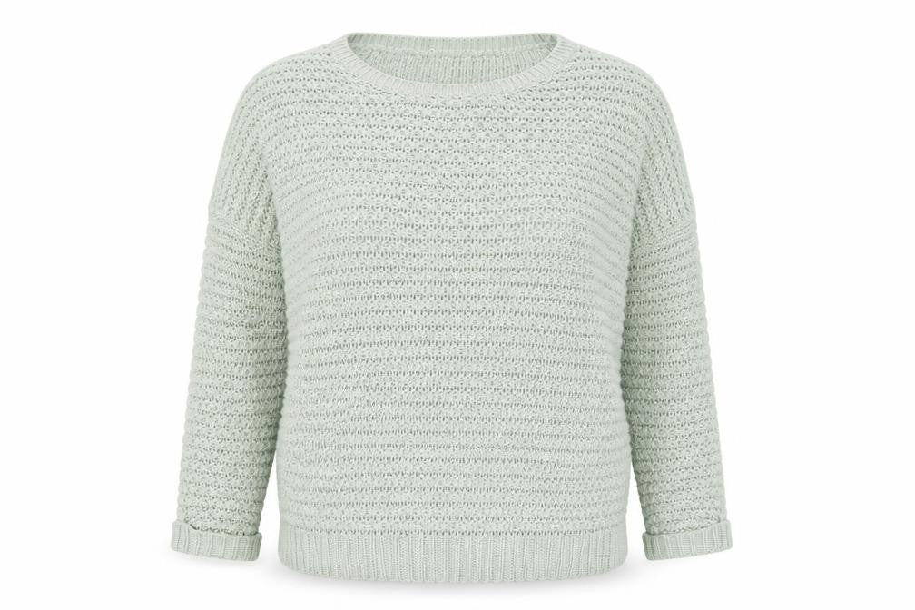 Womens UK Size 14 Warehouse Green Pullover Jumper