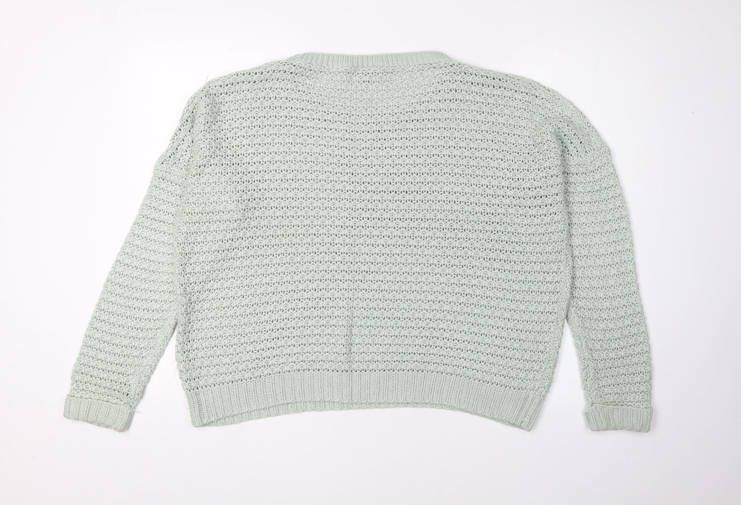 Womens UK Size 14 Warehouse Green Pullover Jumper