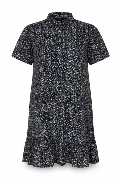 Next Women's Geometric Shirt Dress UK 14 Multicoloured