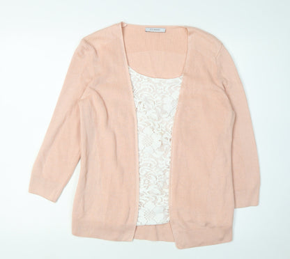 Womens UK Size 12 Marks and Spencer Pink Cardigan Jumper