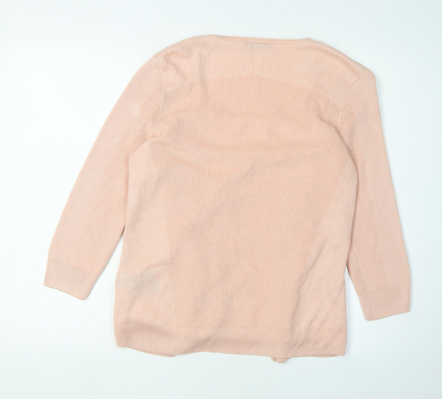 Womens UK Size 12 Marks and Spencer Pink Cardigan Jumper